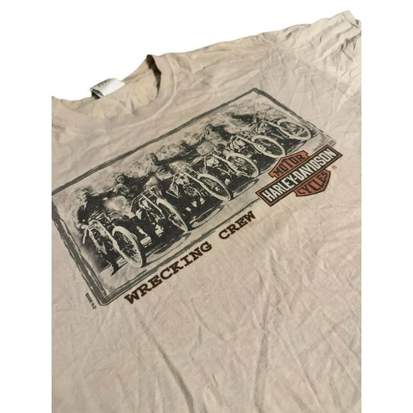 Vintage Harley Davison Wrecking Crew Made in USA L - Picture 2 of 7